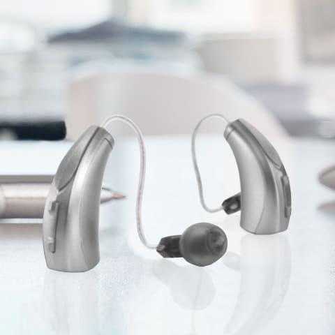 Starkey receiver-in-canal hearing aid